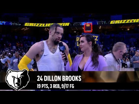 MEMvMIL: Dillon Brooks walkoff interview 3.26.22