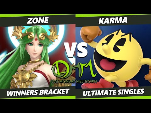 DAT Monday Meltdown 217 - Zone (Palutena) Vs. Karma (Pac-Man) SSBU Ultimate Tournament