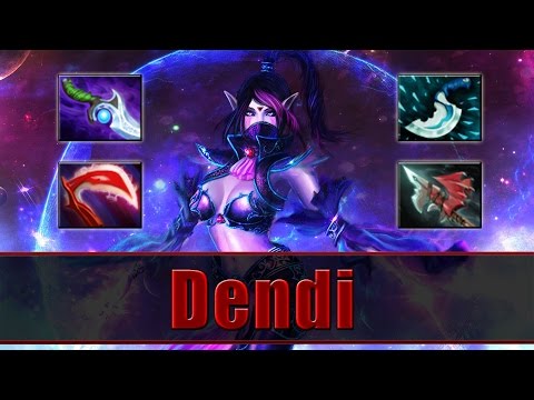 Dendi plays Templar Assassin 2 x ULTRA KILL - Dota 2