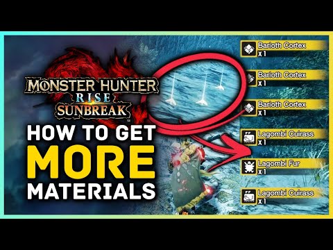 Monster Hunter Rise Sunbreak - How to Get A Lot More Monster Materials Every Hunt!