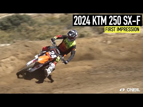 First Ride on the 2024 KTM 250 SX-F!