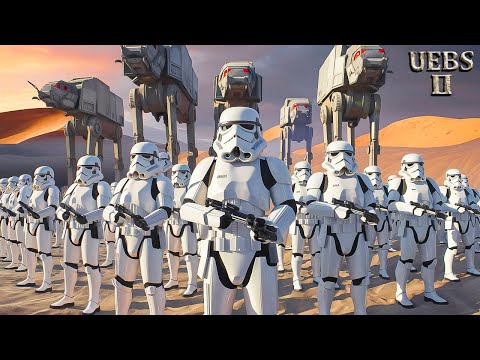 STORMTROOPER Army Invasion of WW2 GERMAN CYBORG Army | Ultimate Epic Battle Simulator 2 UEBS 2
