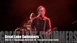 Great Lake Swimmers - I&#39;m a Part of a Large Family - 2018-12-17 - Copenhagen Hotel Cecil, DK