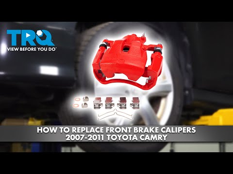How to Replace Front Brake Calipers 2007-2011 Toyota Camry