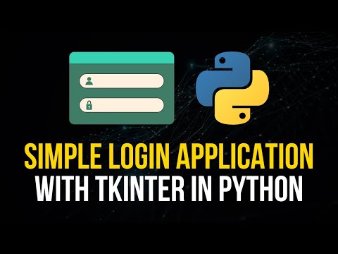 Simple Login App With Tkinterpython