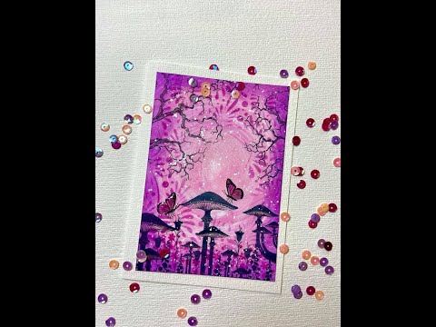 Magic Meadow in Pinks with #Lavinia stamps