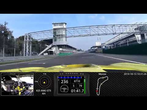 GT3 Monza Onboard Fast Lap 1:46,86 Mercedes AMG GT3, HTP-Mannfilter, GT Open, Driver Martin Konrad
