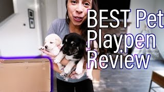 BEST Pet Playpen Product Review // Puppy Playpen 2018