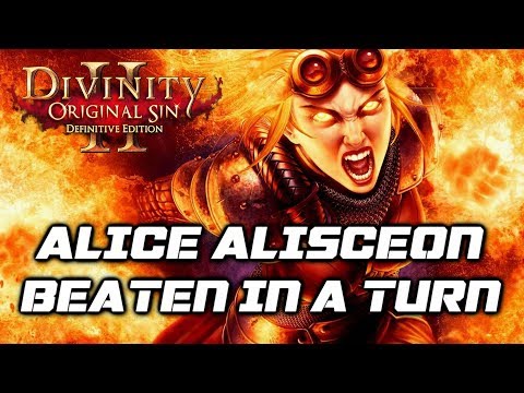 Divinity OS 2 - Definitive Edition: Alice Alisceon in one Turn (Honour Mode)