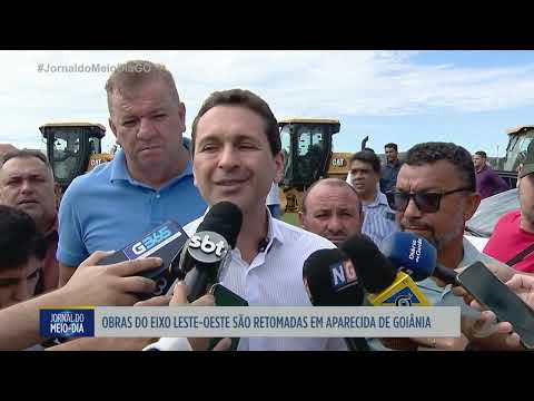 Obras do eixo leste oeste são retomadas em Aparecida de Goiânia