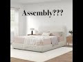 How To Assemble The Aiden Ivy Upholstered Bed King Queen Double Twin Costco