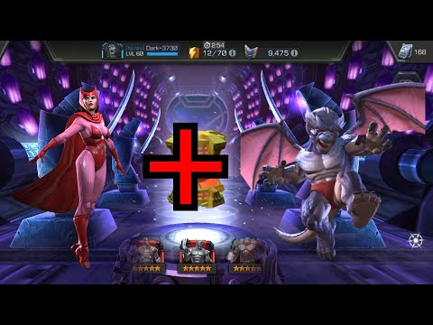 5 Star Relic Level Up Scarlet Witch + 6 Star R3 Dragon Man Gameplay MCOC