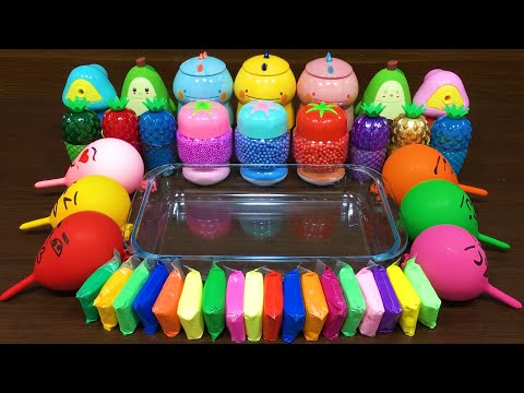 Making Slime with Funny Balloons ! Mixing Makeup, Clay and More into Slime !! Satisfying Slime #208