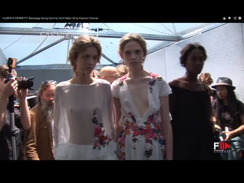 "ALBERTA FERRETTI" Backstage Spring Summer 2014 Milan HD by Fashion Channel