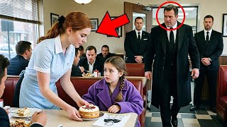 Garson Kız Her Gün Sessiz Çocuğa Yardım Etti — Babası 2 Koruma ile Gir
