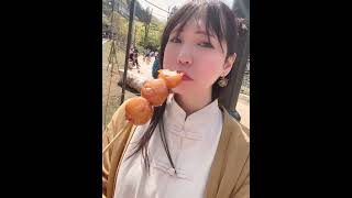 #高尾山　#お団子　#女装　#男の娘