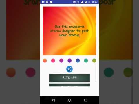 Status Designer Video