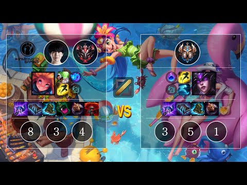 IG Rookie Zoe vs Syndra Mid - KR Patch 10.12
