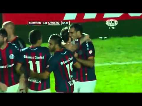 Gol de Santiago Gentiletti - San Lorenzo 1 - Cruzeiro 0 | Libertadores 2014