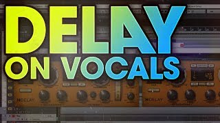 How to use delay to mix verse vocals in a rock song (Saosin &quot;The Silver String&quot;)