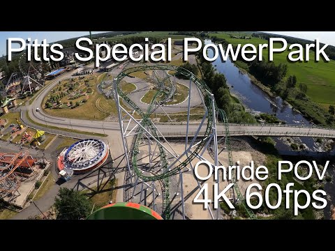 Pitts Special PowerPark - Onride POV 4k 60fps