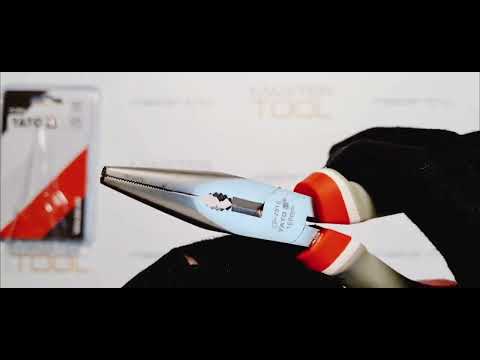 Тонкогубцы YATO (YT-2016) 160 мм, никелированные, для точных работ Тонкогубцы YATO (YT-2016) 160 мм, никелированные, для точных работ