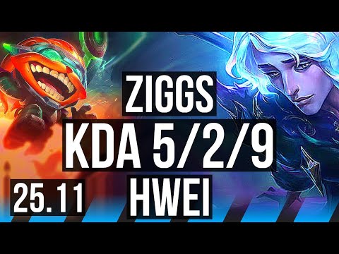 ZIGGS vs HWEI (MID) | EUW Master | 25.11