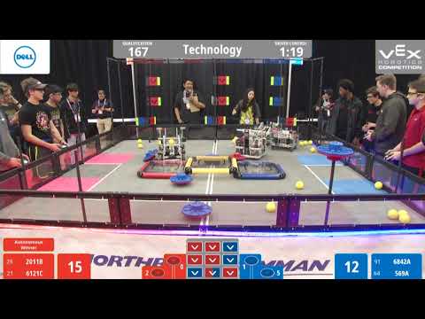 2019 VEX Worlds Technology Division Match Q167