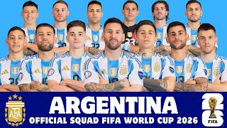 Download lagu Argentina  Squad For FIFA World Cup 2026 | Argentina | FIFA World Cup 2026 mp3