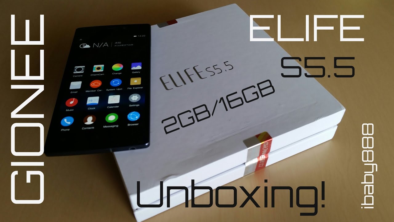 Gionee Elife S5.5 MTK6592 Octacore 5.5mm 2GB/16GB - Thinnest Smartphone - Unboxing!