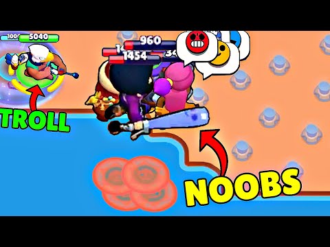 -10 IQ NOOBS vs 300 IQ BO TROLL! Brawl Stars Wins & Fails #205