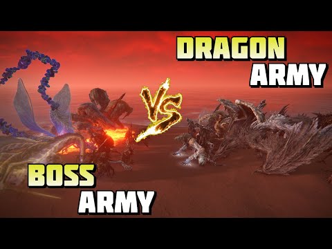 All Dragon Army Vs All Boss Army - Is This The End Of The Lands Between? - Elden Ring Civil War