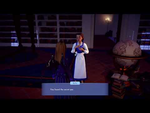 Find a way to get into the secret passage in the library