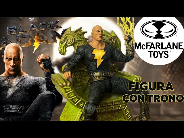 Vídeo relacionado con BANDAI DC Black Adam Movie, Figuras coleccionables McFarlane, Adam Negro (Disfraz Antiguo), Multicolor, 7 Pulgadas