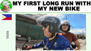 MY FIRST LONG RIDE WITH MY NEW BIKE - RETIRING IN PARADISE