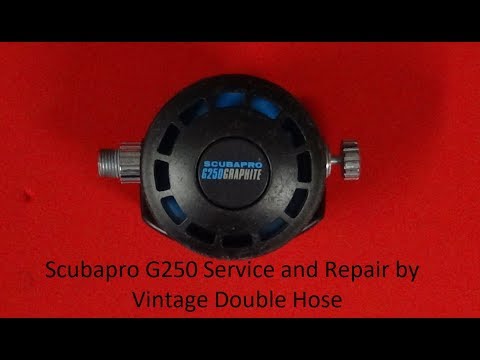 Scubapro G250 Second Stage Service and Repair by Vintage Double Hose