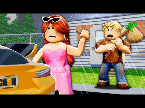 He Pretended To Be POOR To EXPOSE His GOLD DIGGER Girlfriend! (Roblox Movie)