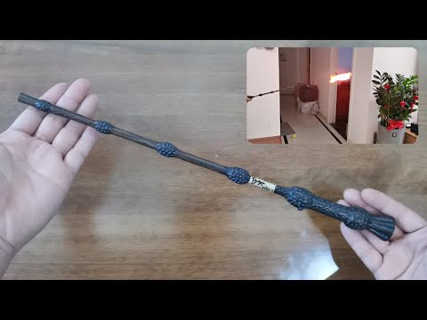 Dumbledore Wand Fireball Blaster Unboxing and Review 2023 - Best Magic Wand