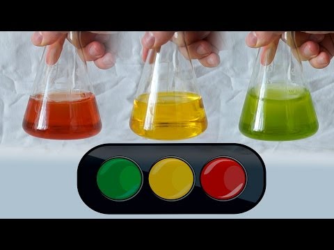 Chemical Traffic Light - Beautiful chemical Experiment!