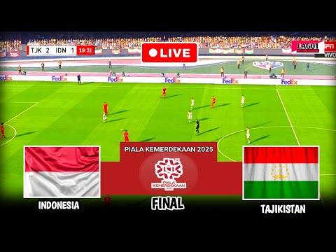 INDONESIA vs TAJIKISTAN Today | Independence Cup 2025 | A Duel to Determine Your Fate! | Virtual ...