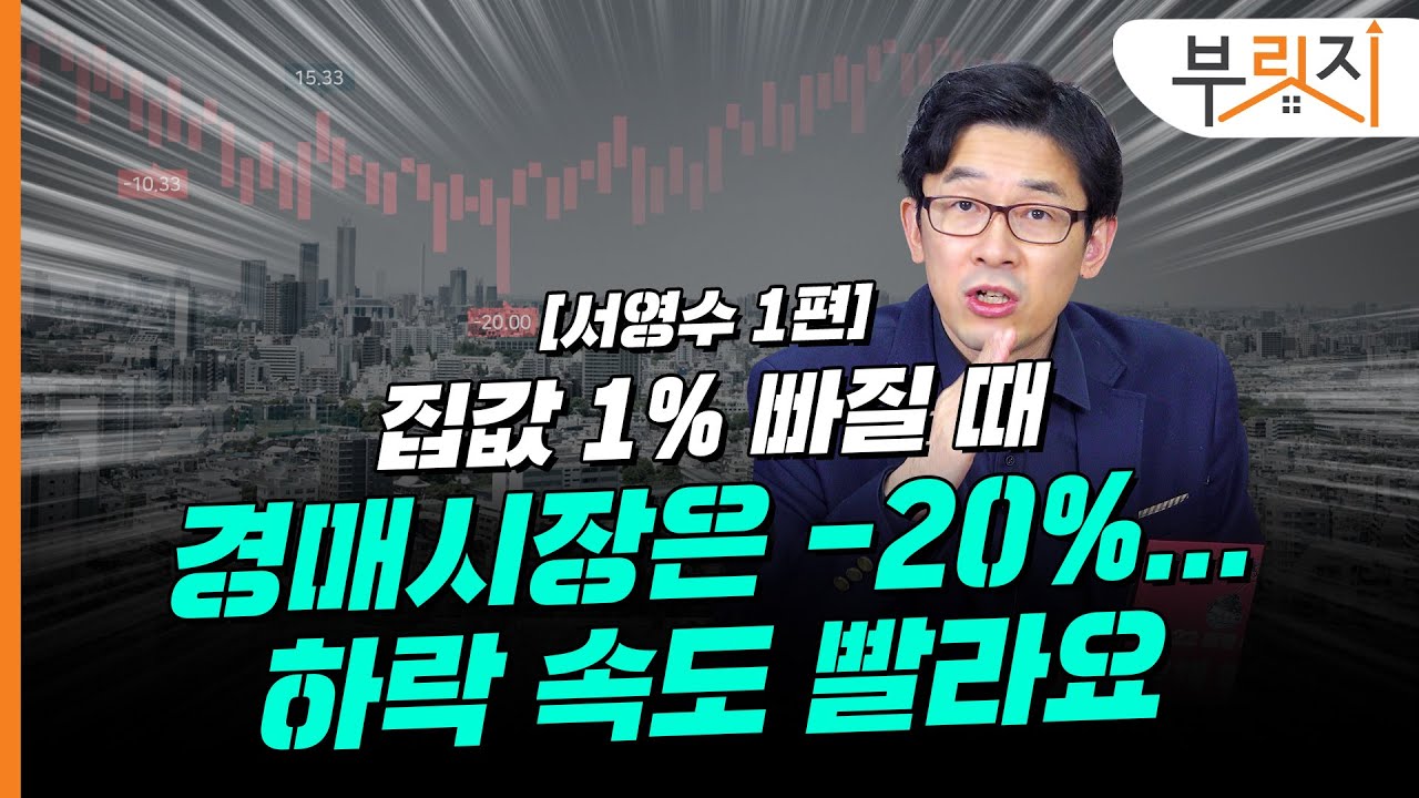 [부릿지TALK] 집값 하락 속도빠르다..경매시장은 급락 | 서영수 키움증권 연구원