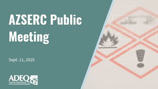 AZSERC Meeting | Sept. 11, 2025