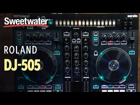 Roland DJ-505 2-deck Serato DJ Controller with Drum Machine Roland DJ-505 2-deck Serato DJ Controller with Drum Machine