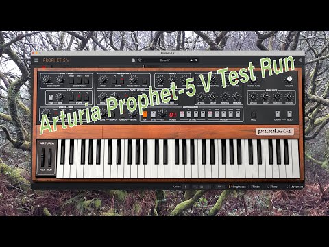 Arturia Prophet-5 V - test run (no talking/no review).
