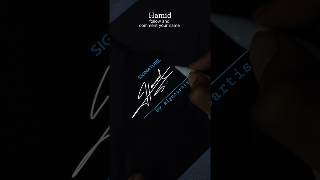 h letter signature style #hsignature #signoartist #logodesigner