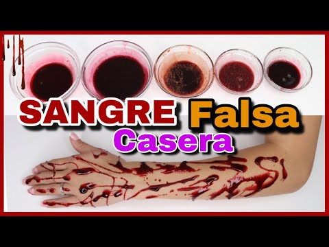 5 FORMAS DE HACER SANGRE FALSA CASERA FÁCIL Y RÁPIDO | NatyGloss