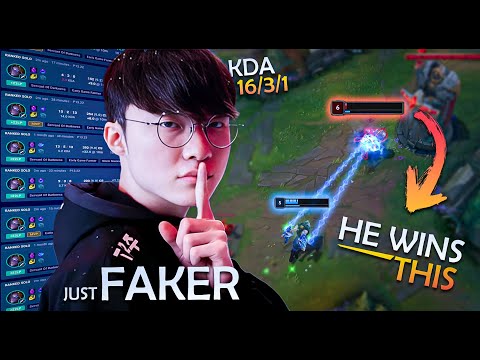 FAKER is going CRAZY with Orianna in Korean SoloQ