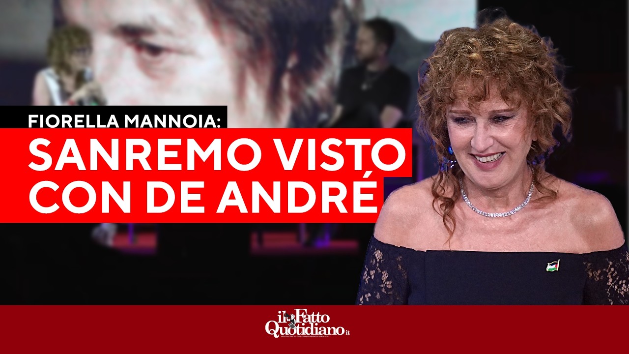 Mannoia ricorda De André con Scanzi: “A 14 anni sono rinata ascoltando la sua voce”