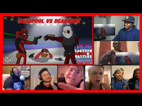 Deadpool Vs Deadshot - Cartoon Beatbox Battles Reactions Mashup