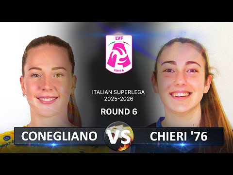 Conegliano vs Chieri '76 | Italian Volleyball LVF SerieA1 2025/2026